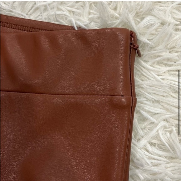 Alix NYC Carlisle Faux Leather Split Hem Pant - Picture 4 of 11